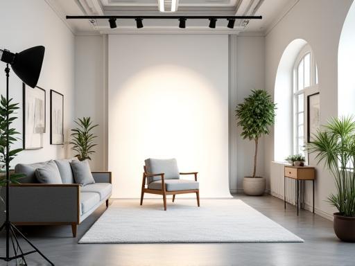 Interior of Svetlina Photo Studio showing a welcoming atmosphere and professional equipment